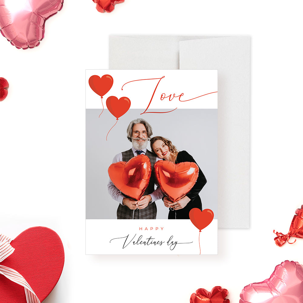 Printed Valentines Day Greeting Cards