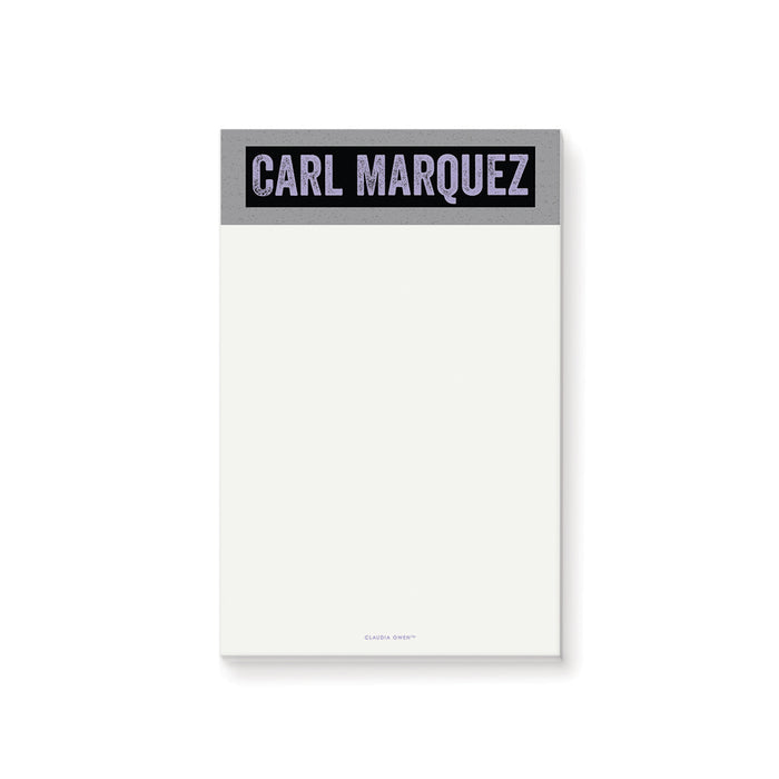 Winter Notepad Stationery for Him, Personalized Masculine Stationery Notepad