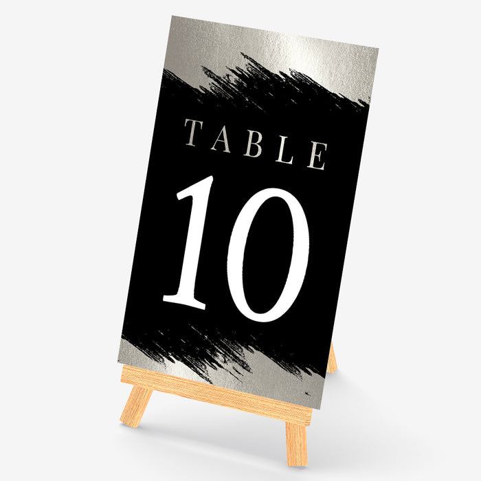 Elegant Table Number Digital Template for Your Next Business Charity Gala Night
