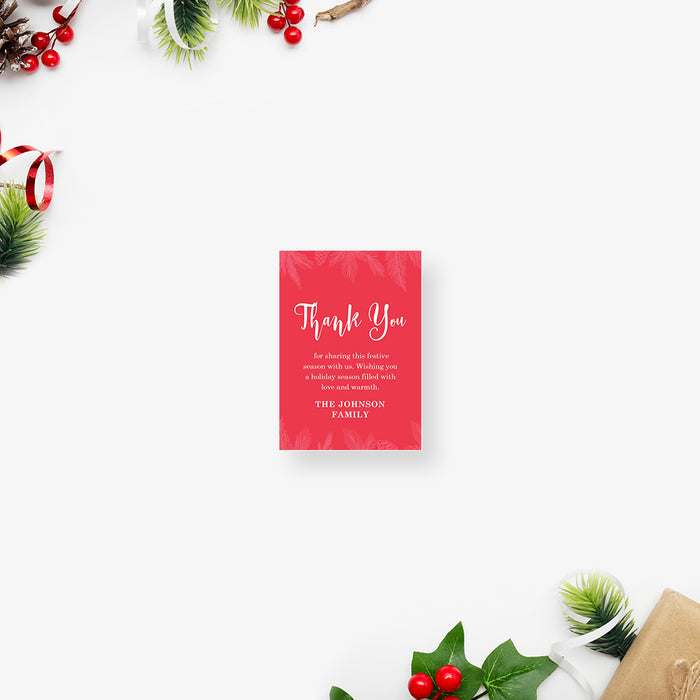 Red Invitation Card for Christmas Party, New Years Eve Party Invitation, Holiday Invites