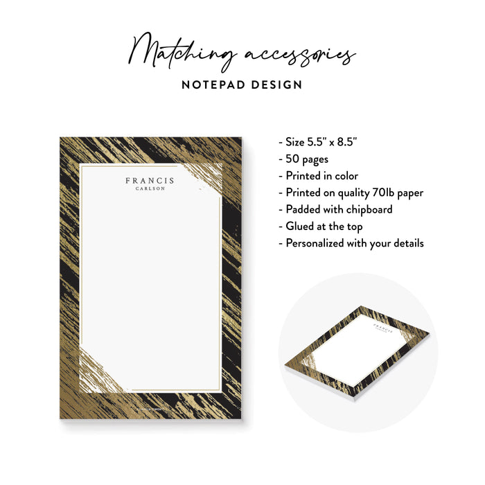 Elegant Invitation Card for Gala Night Party, Gold and Black Company Event Invitation, Printed Invites for Business Corporate Party, Fundraising Nonprofit Gala Invitation