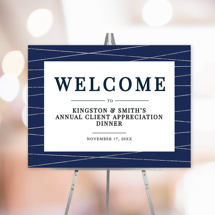 Business Welcome Sign, Professional Work Party Printable Sign, Company Sign Digital Download, Corporate Event Door Sign