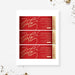Gala Ticket Editable Template, Admit One Printable Digital Download, Red and Gold Holiday Ticket Invitation, Event Tickets