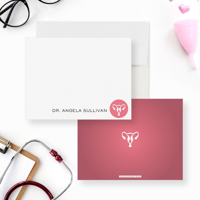OBGYN Thank You Cards, Obstetrician Gifts Doctor Appreciation Card, Obstetrics and Gynecology Gifts, Doctor Thank You Cards, New Dr Gift