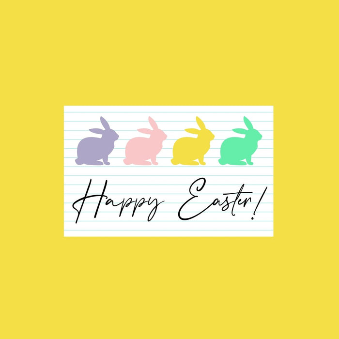 Bunny-licious Easter Gifts: Personalized Note Cards for Everyone on Your List