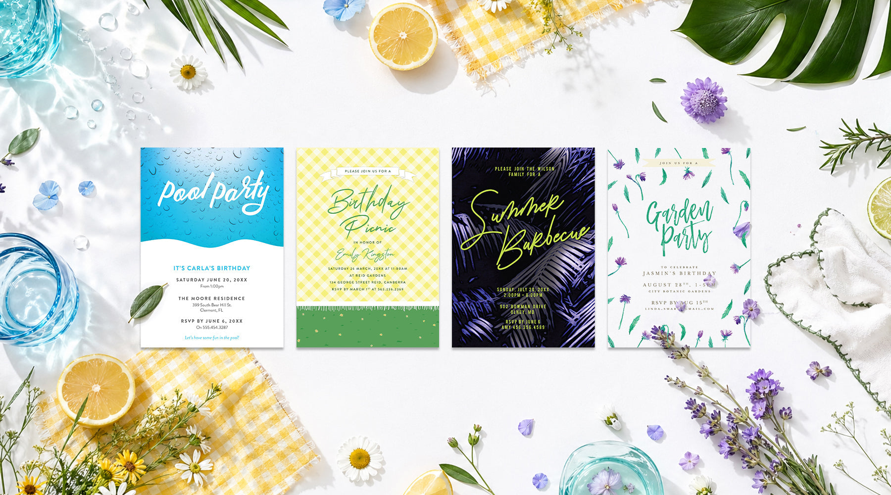 What to Include on Outdoor Party Invitations for BBQs and Backyard Parties