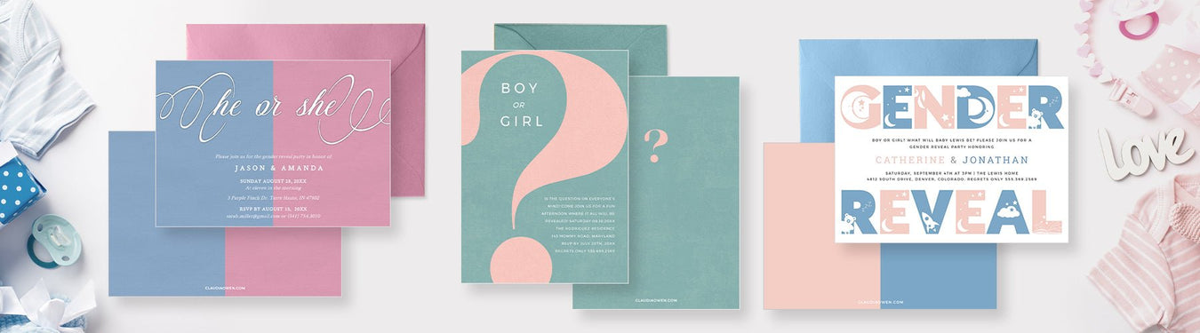 Digital Baby Gender Reveal