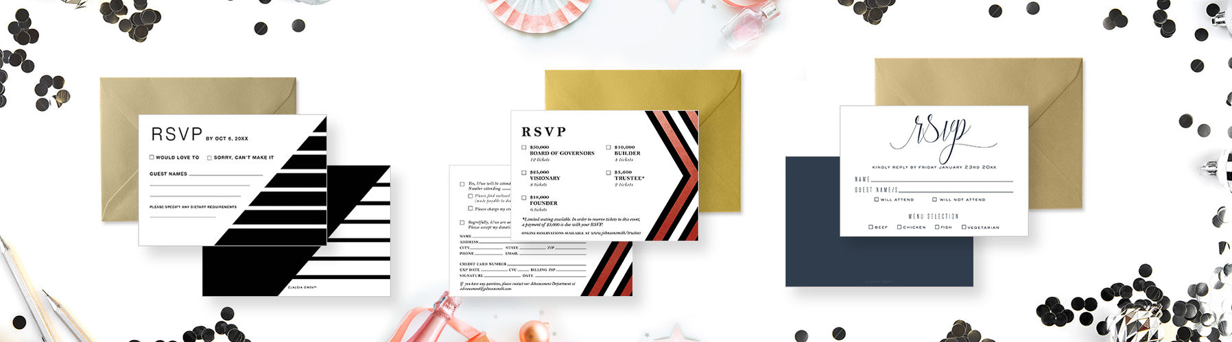 Rvps Example Card All RSVP CARDS