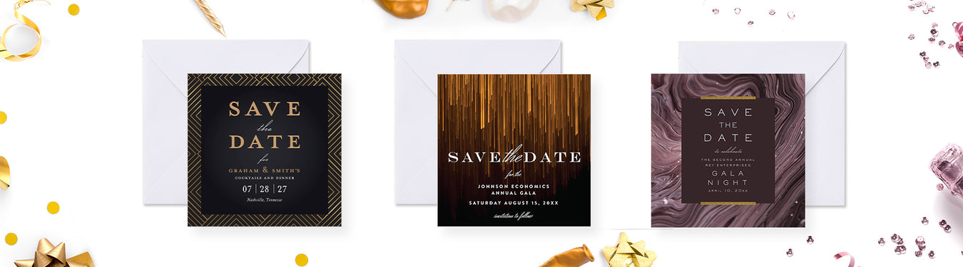 Printed Business Save the Dates