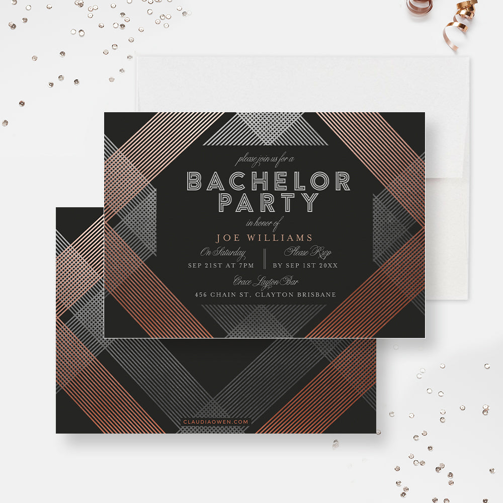 Printed Bachelor Party