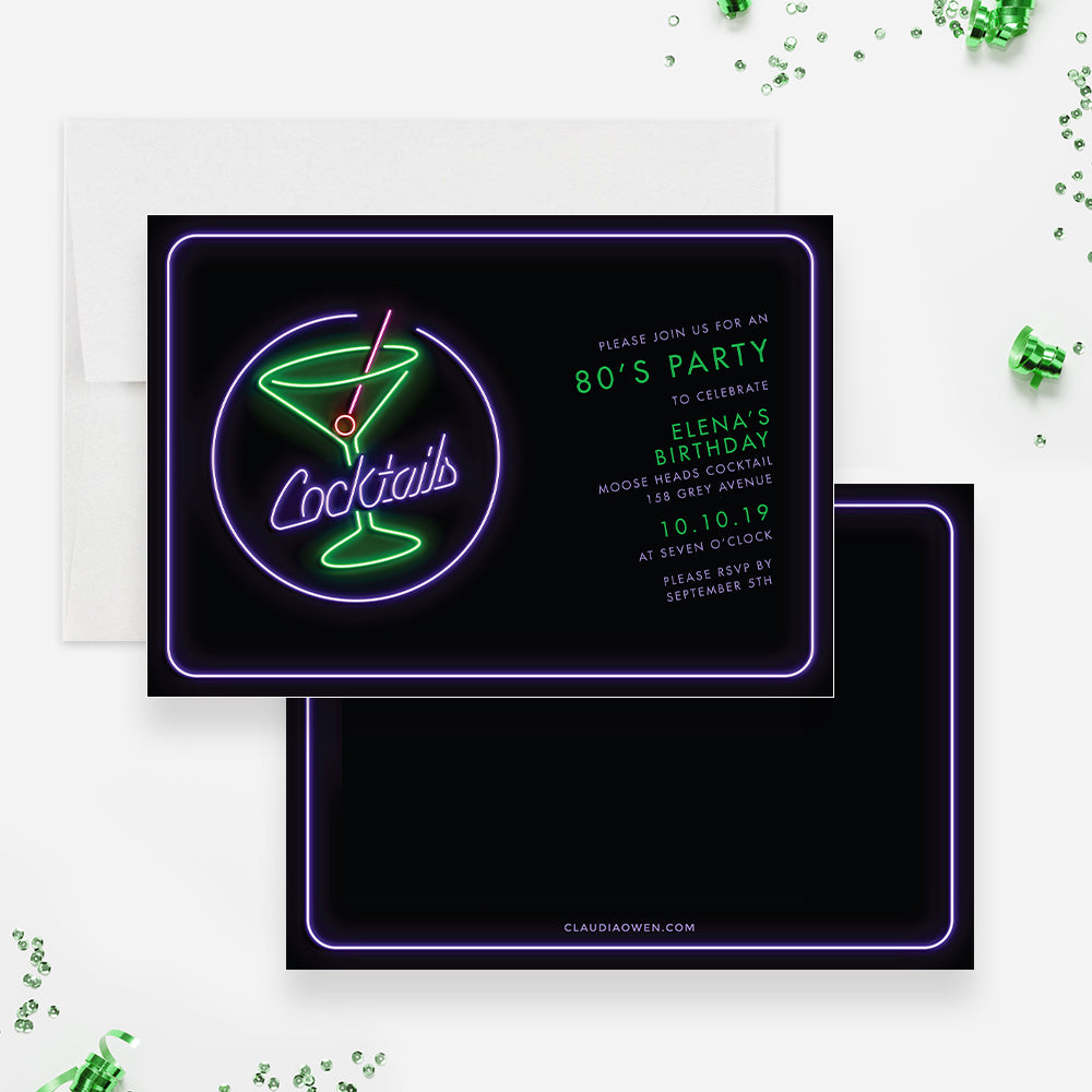 Printed Cocktail Party