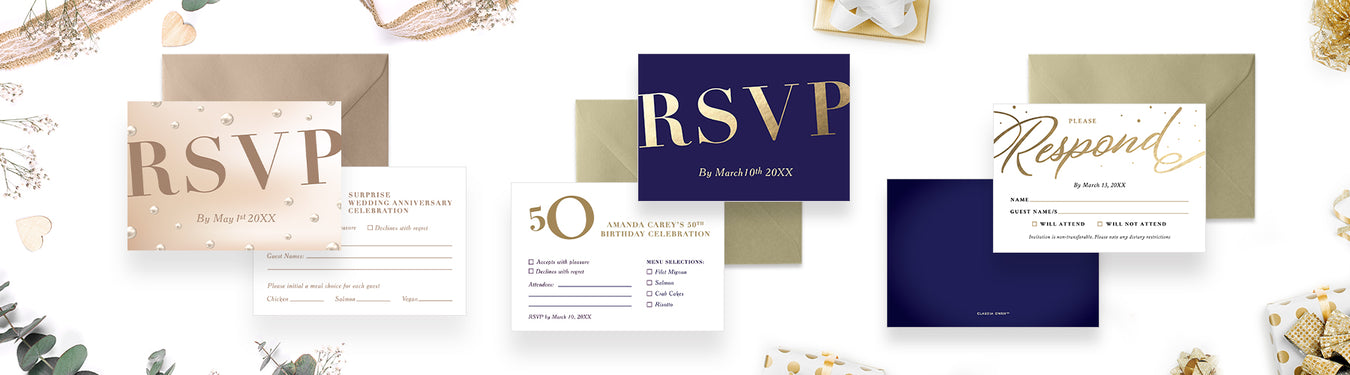 Printed RSVP Cards