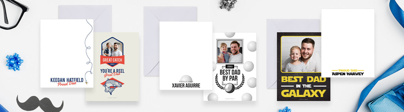 Printed Fathers Day Greeting Cards