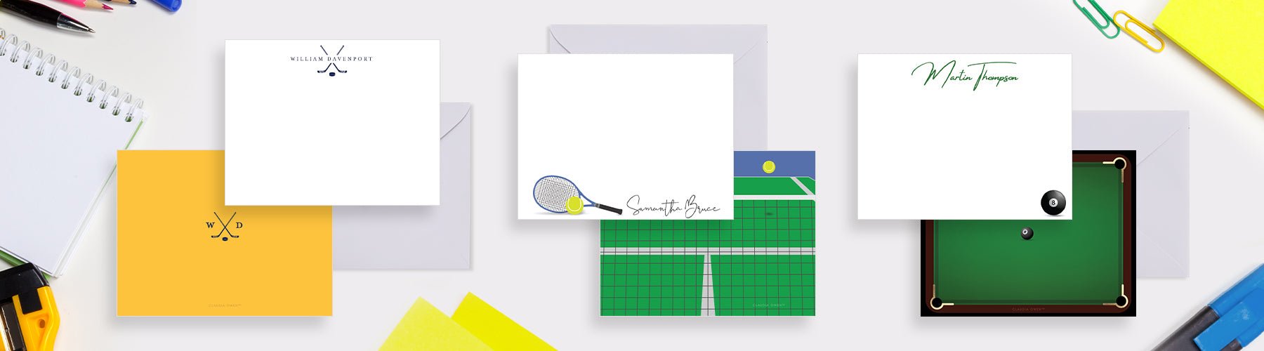Sports Note Cards