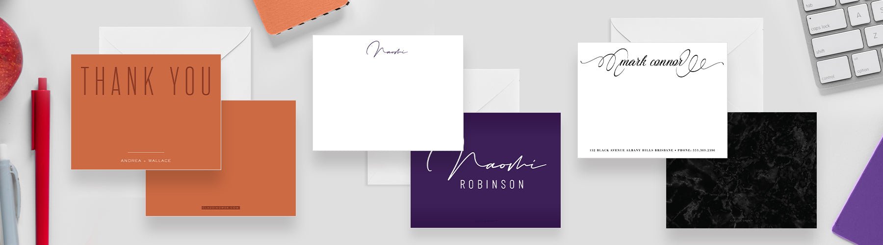 Note Card Signage Typography Note Cards