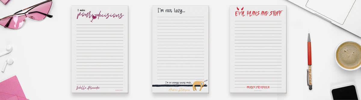 Funny Notepads — Claudia Owen