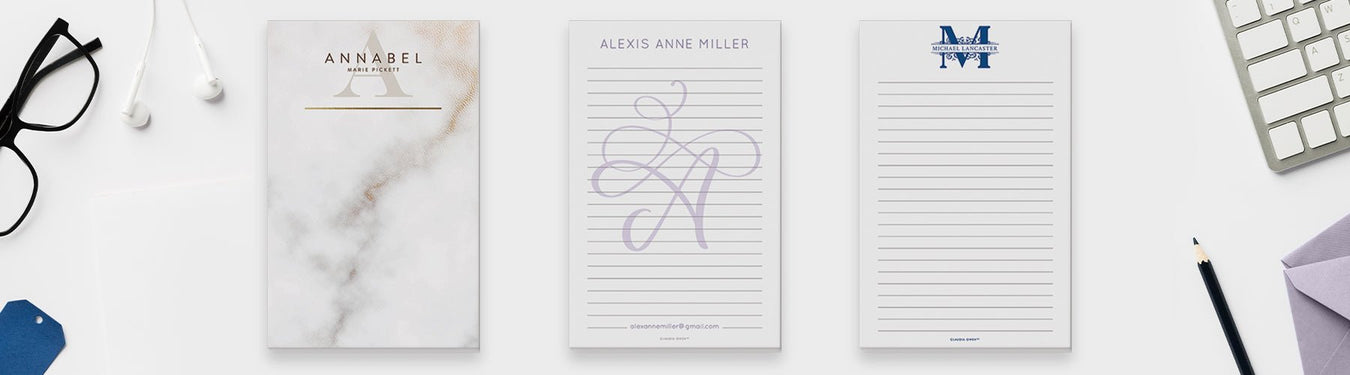 Monogram Notepads