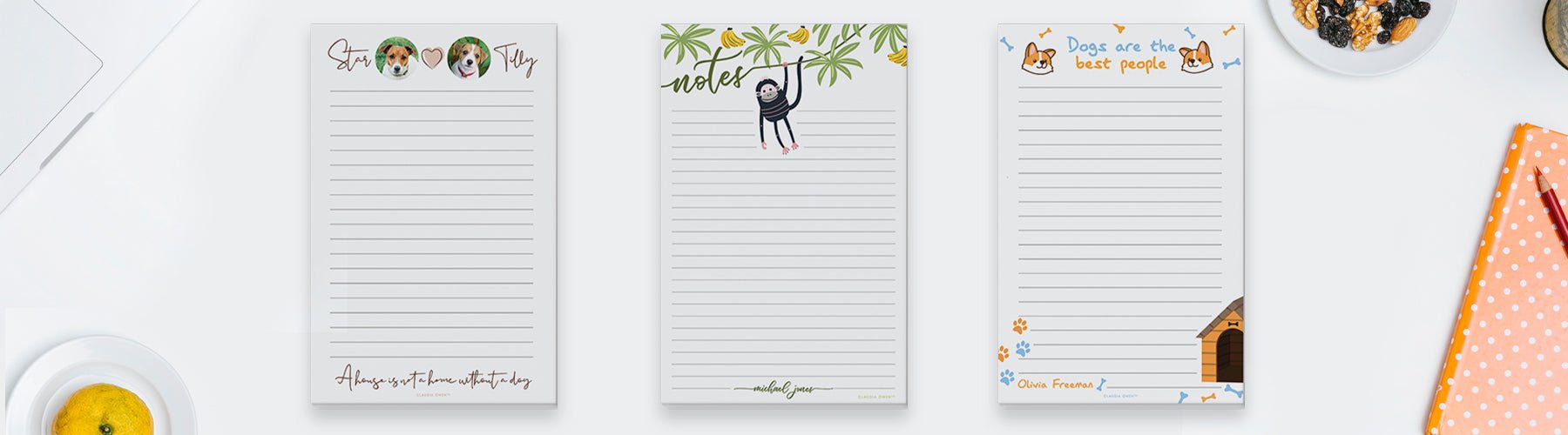 Animal and Pet Notepads
