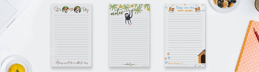 Animal and Pet Notepads