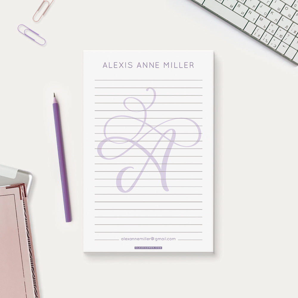 Typography Notepads