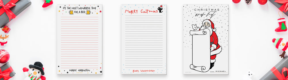 Christmas Notepads