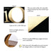 Product details for 10th business anniversary thank you cards: front and back designs, A2 size, matte cardstock, and design proof.