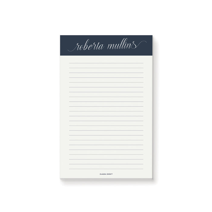 Personalised A6 Lined Pocket Notepad – Custom Any Name – Plain Cover – Perfect Gift