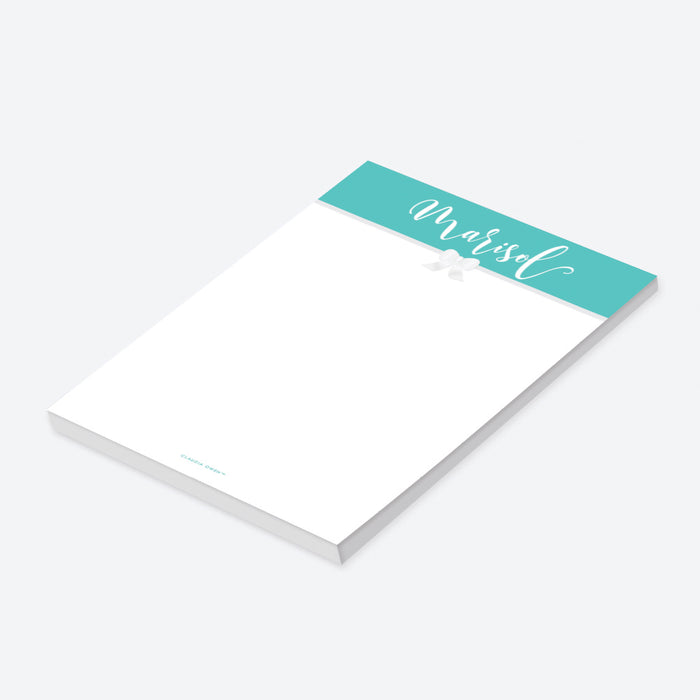 Teal Bridal Shower Notepads, Stay Organized and Stylish with this To Do List Notepad
