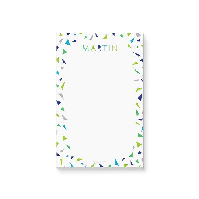 Fun Confetti Notepad, Personalized Stationery Gift for Children, To Do List Memo Pad for School