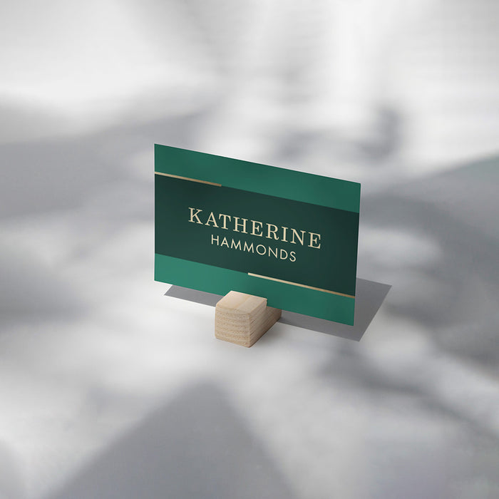 2025 Holiday Party Invitation Green and Gold Christmas Card