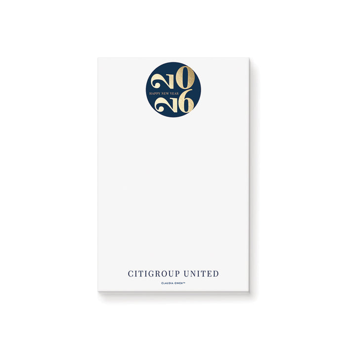 elegant 2026 new year notepad company party favor