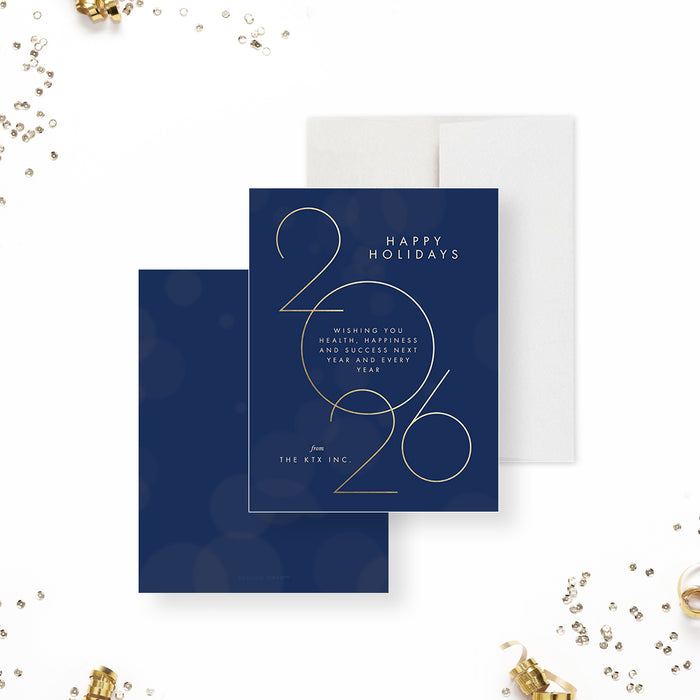 Elegant 2026 Corporate New Year Party Invitation