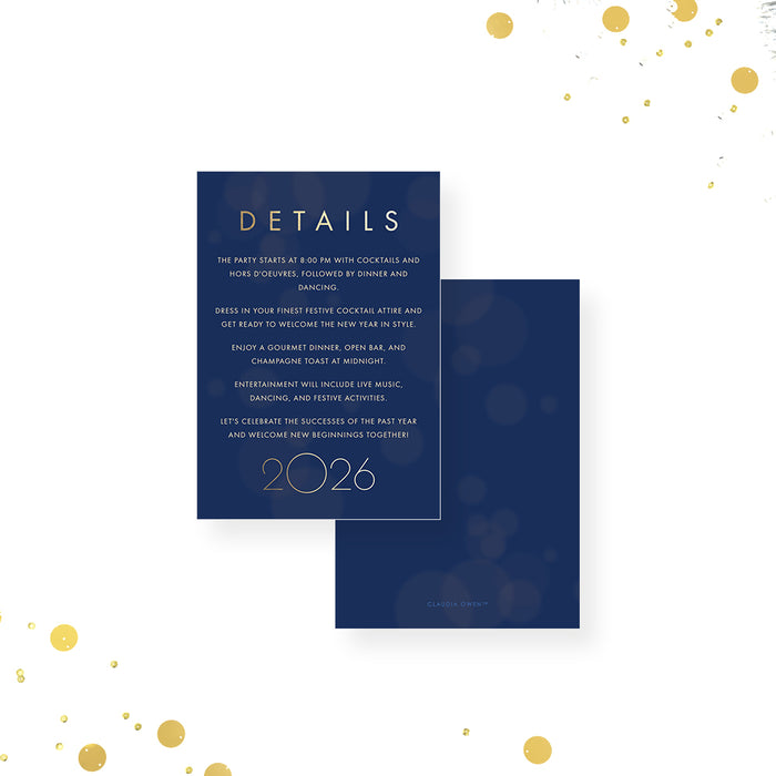 Elegant 2026 Corporate New Year Party Invitation