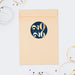 elegant 2026 blue and gold new year party sticker