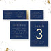 Set of New Year's Eve party invitations with 2027 theme on a white background.