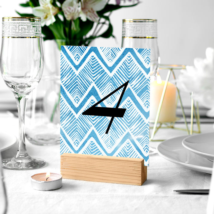21st Birthday Invitation Modern Blue Geometric Birthday Party Invite