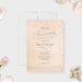 Elegant pearl 30th wedding anniversary invitation with faux pearl accents-front