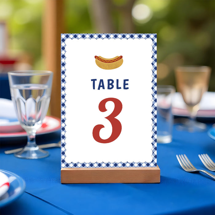 Fourth of July Cookout Invitation Patriotic Summer BBQ Party