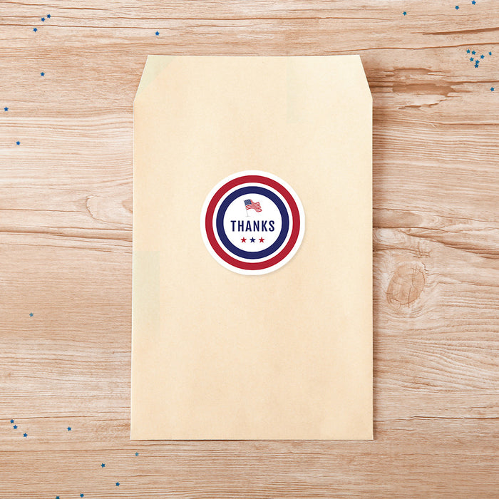 4th of July Party Invitation Patriotic USA Flag Design