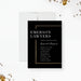Elegant annual dinner invitation tailored for business events or formal corporate gatherings.-front