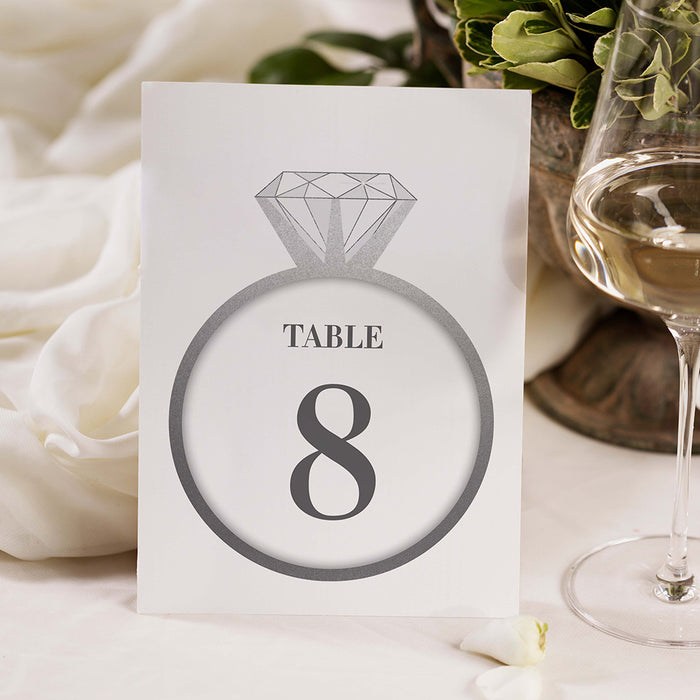 60th Wedding Anniversary Invitation Diamond Ring