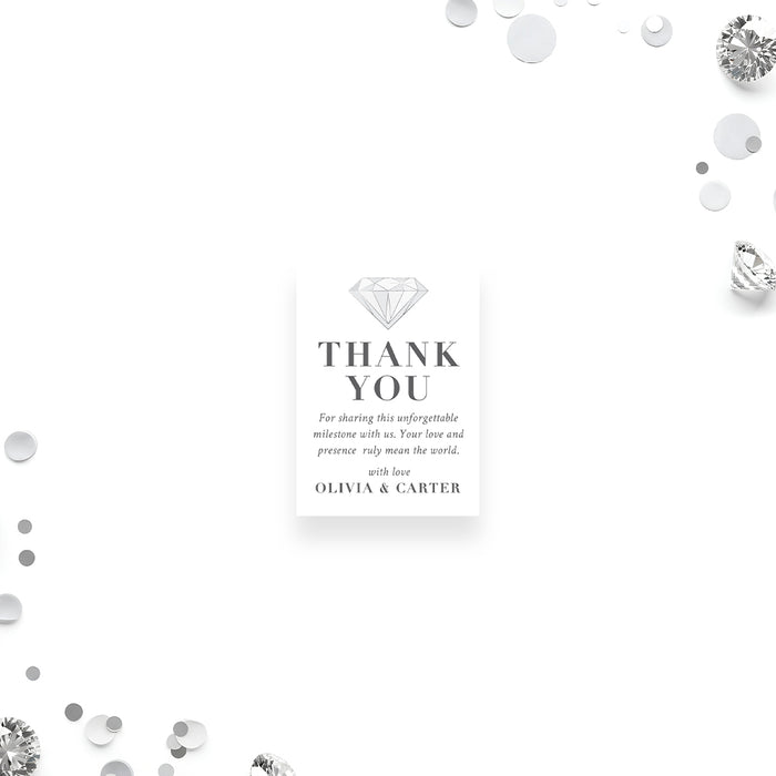 60th Wedding Anniversary Invitation Diamond Ring