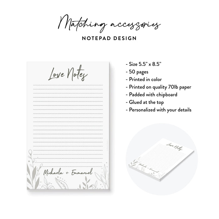 Moody Botanical Wedding Invitation