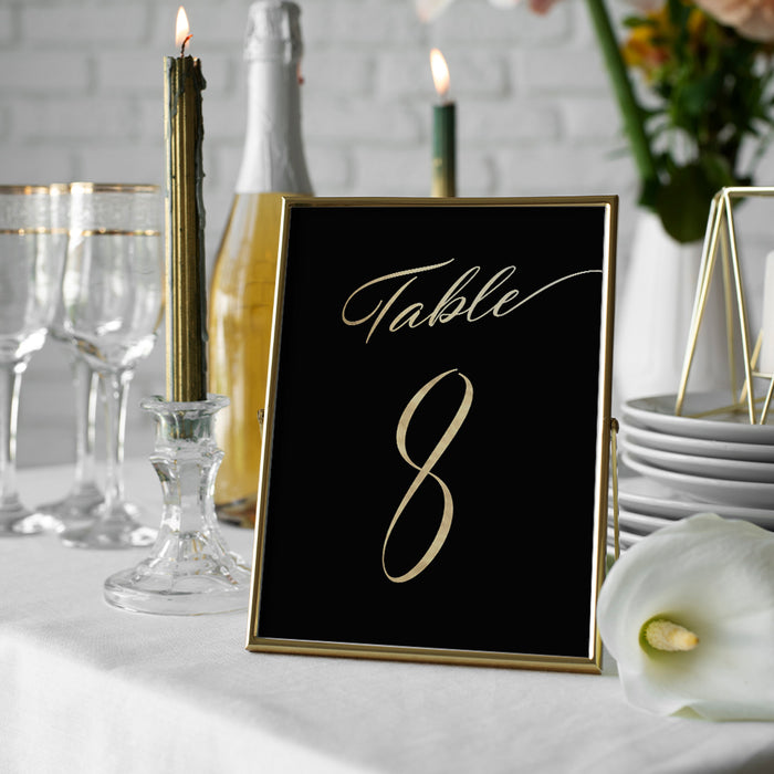a table number 