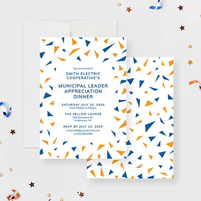 Appreciation Dinner Invitation Template, Company Party Event, Corporate Party Invitation Design