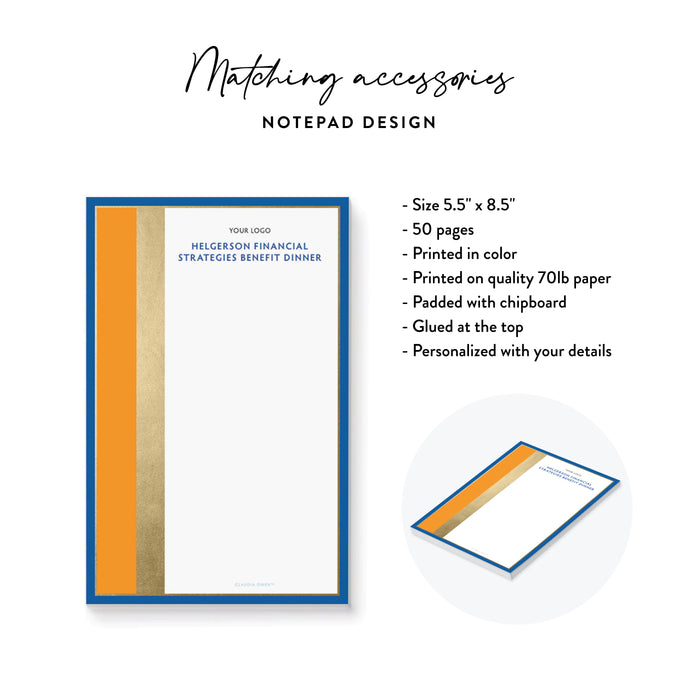 Corporate Benefit Dinner Invitation for Fundraising Events