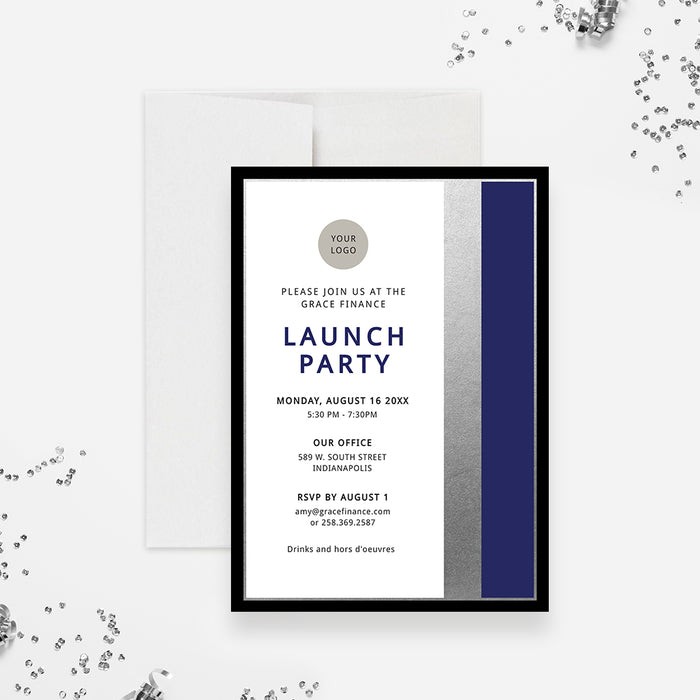 Grand Opening Company Party Invitation Editable Template, Launch Office Party Printable Digital Download, Corporate Business Opening