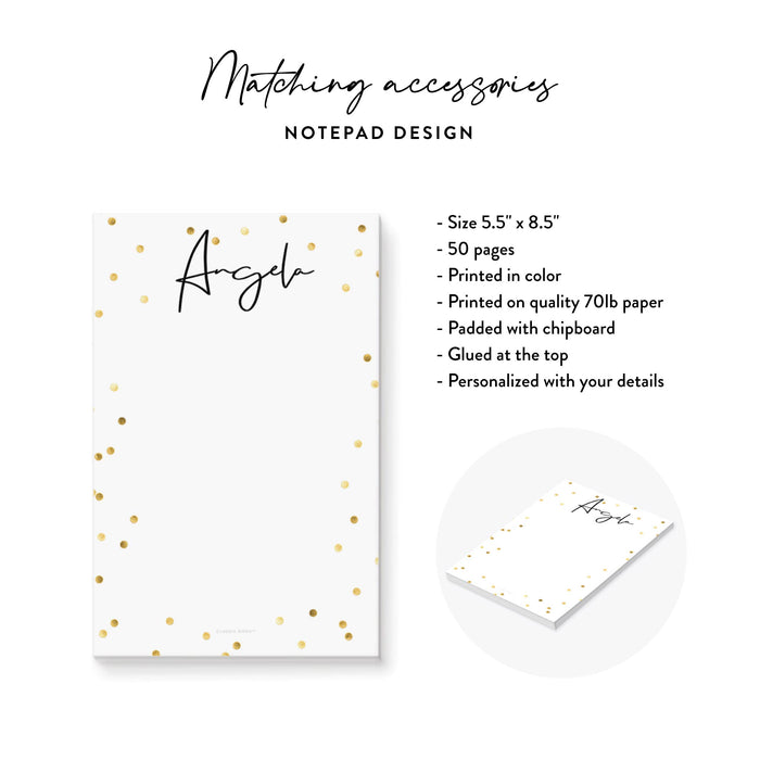 Surprise Birthday Party Invitation Gold Confetti