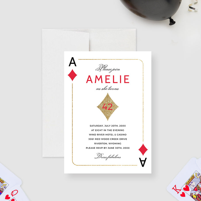 Las Vegas Casino Night Party Invitation Editable Template, Poker Night Birthday Digital Download, Vegas Bachelorette Party Invites