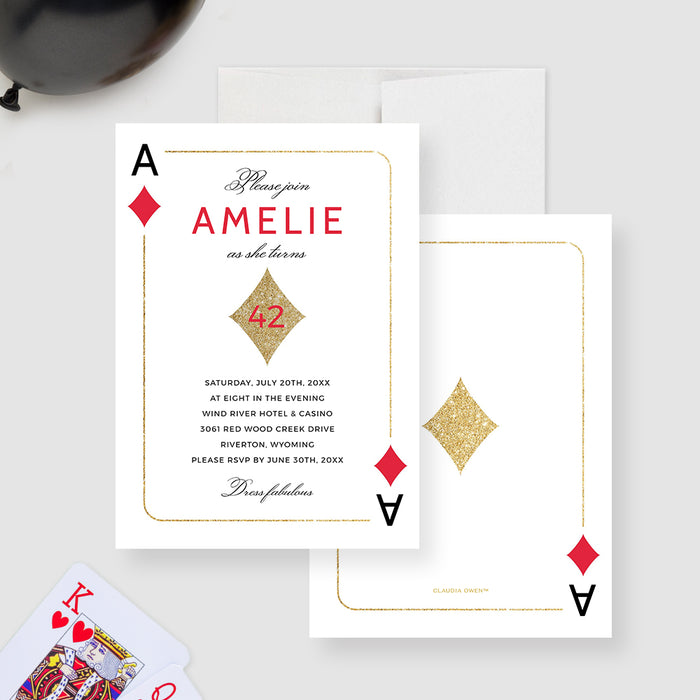 Las Vegas Casino Night Party Invitation Editable Template, Poker Night Birthday Digital Download, Vegas Bachelorette Party Invites